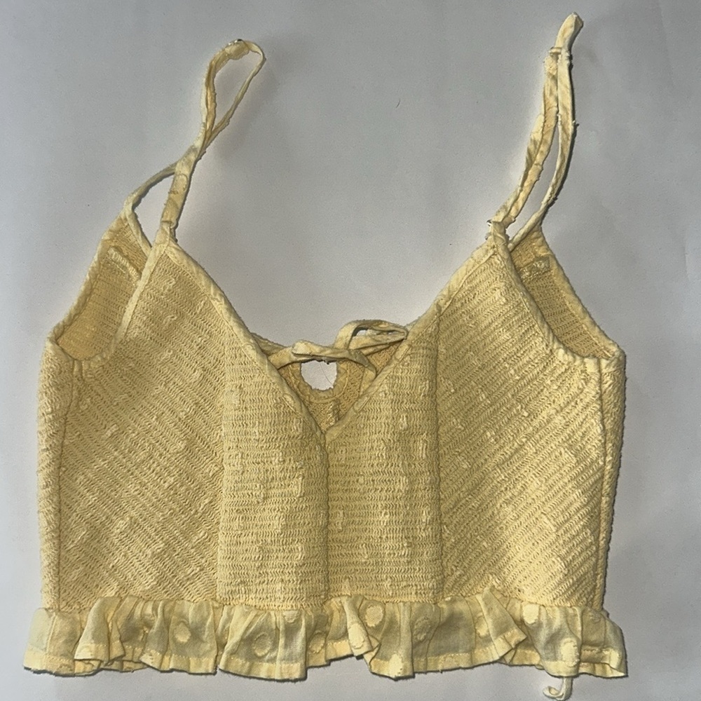 Urban Outfitters Ruffle Camisole Tank Top small - Picture 3 of 4
